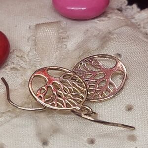 925 Sterling Silver Tree Of Life Dangel Earrings